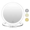 Makeup Mirror With Light White LED Daylight Vanity Mirror Detachable/Storage Base 3 Modes Mirror With Light Gift USB Cable
