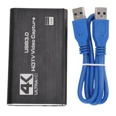 Карта видеозахвата 4K, мультимедийный интерфейс HD для USB C 3.0, карта видеозахвата с петлевым выходом 1080P 60FPS
