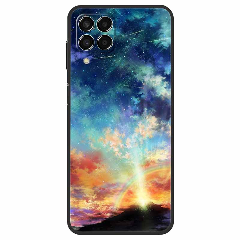 Чехол для Samsung Galaxy M33 / M53 Мраморный Мягкий Силиконовый Задний Чехол для Samsung M53 2022 Fundas Чехол M 33 53 5G Чехол для Телефона Coque