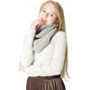 Woven Scarf Scarf Two-Loop Warm Fashion Head Pin Winter Wool Autumn and Scarf Keep