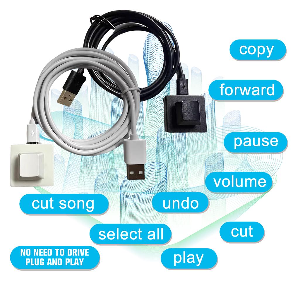 Настраиваемая мини-клавиатура с одним макросом и красным переключателем для ПК и ноутбуков