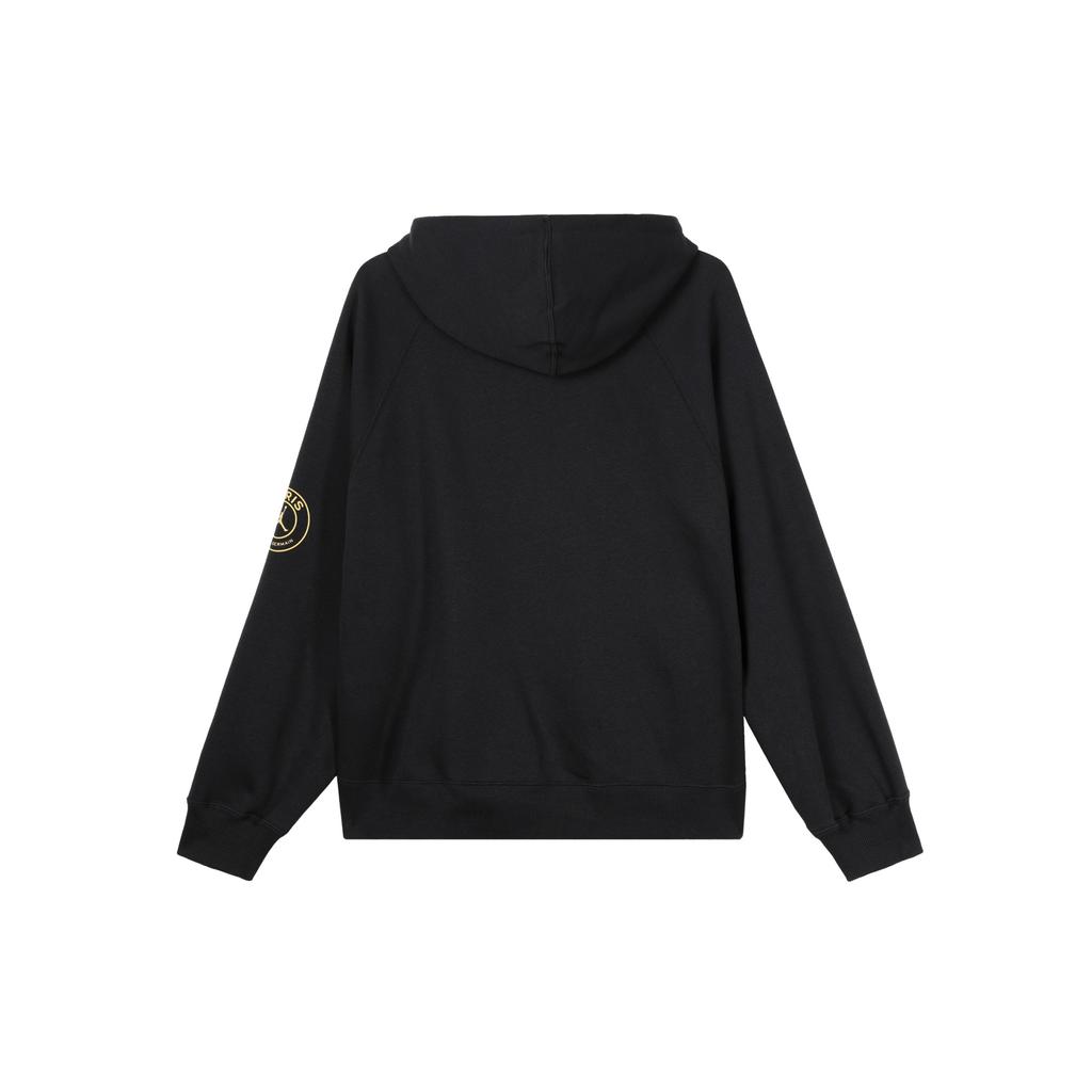 Jordan Толстовка с капюшоном из флиса с буквенным принтом X PSG Paris Saint-Germain - Женская толстовка с капюшоном Brooklyn SS24, черная FN5177-010