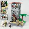 1605A-1605F Military Operation Command Center Defense Bunker Building Block Model Toy