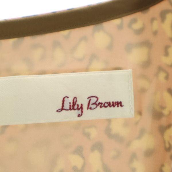 Lily Brown Комбинезон с ручкой Длинный рукав Длинное платье F Стиль пэчворк Женский Б/у