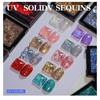 УФ твердый клей с блестками, стильный лак для ногтей, клей для фототерапии, твердый блестящий клей с блестками, аксессуары для ногтей