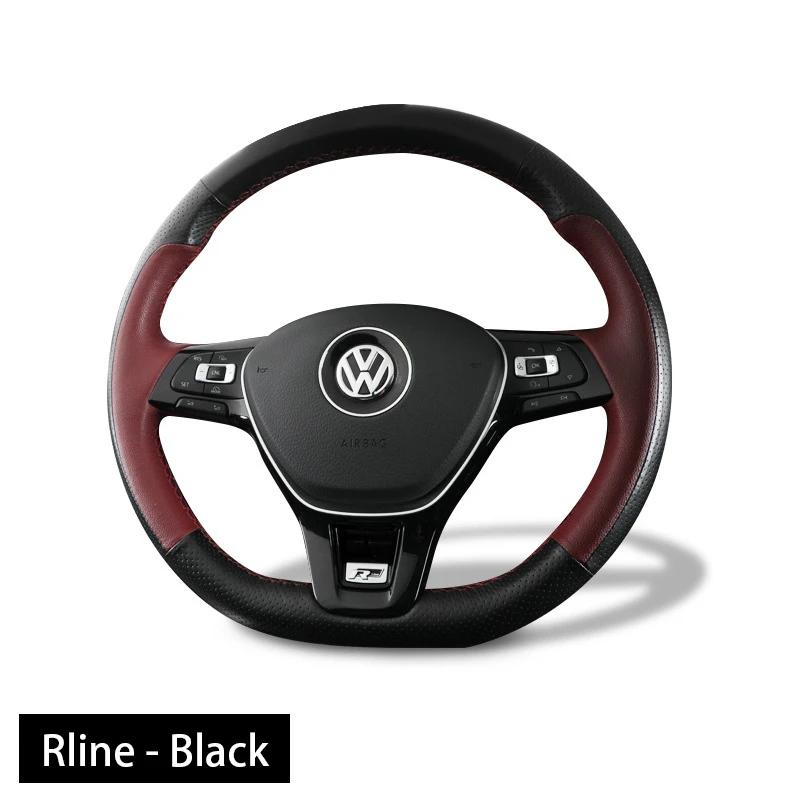 T322026 Hot VOLKSWAGEN R Line Steeling Wheel Cover Rline Badge Emblem Decorative Sequins Car Styling For VW Arteon Magaton Passat B