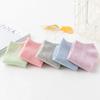 10 пар женских носков до щиколотки, весна-лето, однотонные, пастельные, конфетные цвета, невидимые, с низкой посадкой, носки-лодочки, дышащие