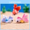 Vibrant Miniature Resin Fish Ideal For Creative Aquarium Landscaping