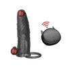 Penis Sleeve Silicone Vibrating Men Wireless Remote Control Penis Vibrator Sleeve Penis Enlargement Condoms Ten Frequency Simula