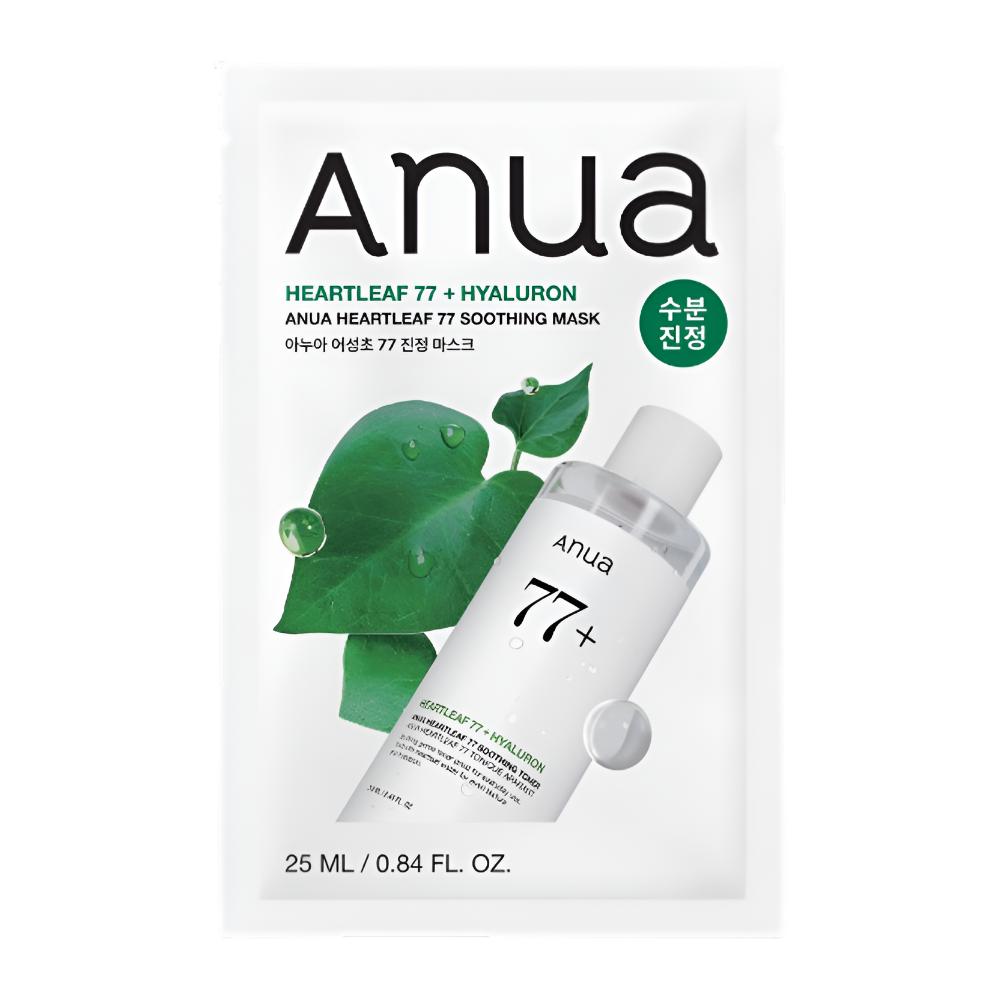 Anua Heartleaf 77 Soothing Mask Sheet 6ea Set – K-Beauty Trending Skincare