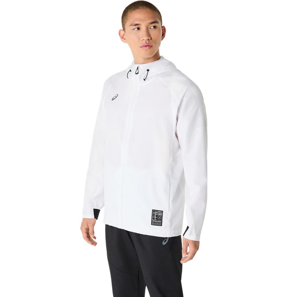 Тренировочная куртка Dry Actimotion Cross Hoodie 2031E980 унисекс для взрослых 100 S [ASICS] (Бриллиантовый белый)