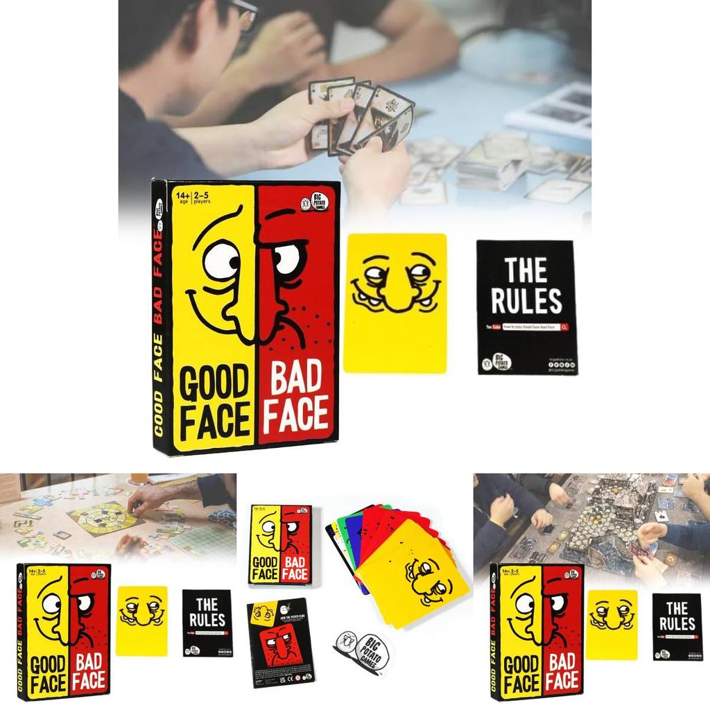 Хорошее лицо Плохое лицо Забавные маски для лица для веселых игр на вечеринках и семейного веселья