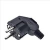 250V 16A Assembly EU Schuko Plug Rewireable Male Connector 4.8mm Pin for Power Cord