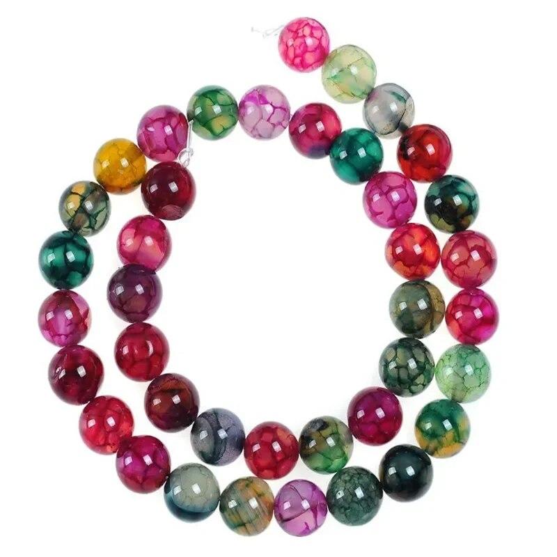 Турмалин Агат свободные бусины натуральный драгоценный камень гладкий круглый для изготовления ювелирных изделий