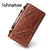 Steampunk Wallet Card Holder Unisex Long Large Capacity Double Zipper Rivet Retro Clutch Wallets Phone Purse
