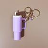 3d Stanley Cup Pendant Keychain Multifunctional Lip Balm Storage Box Keyring For Women Girls Purse Backpack Ornaments Decor