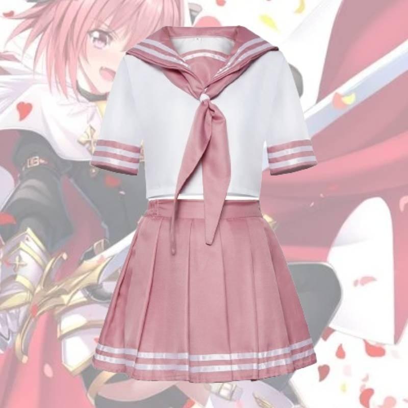 Косплей Судьба Астольфо Матросская форма с бантом-бабочкой Японские студенческие носки