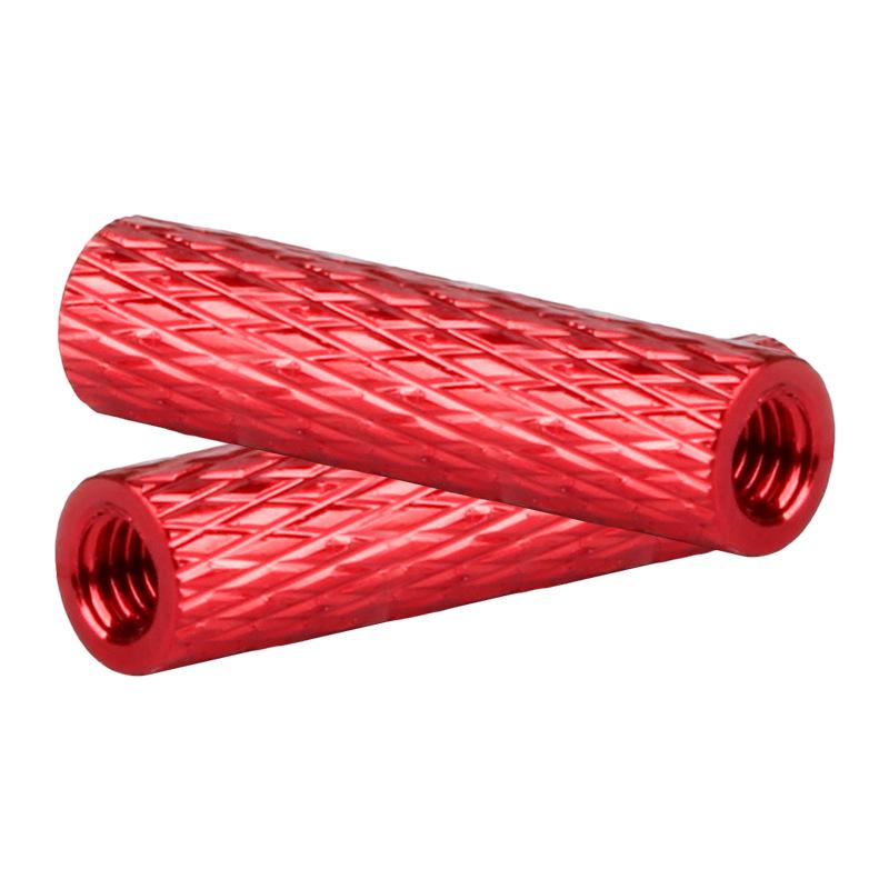 M3 Red Knurled Aluminum Drone Fuselage Support Rod