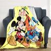 Classic Cartoon Characters Flannel Blanket Super Soft Warm Cozy Blanket For Sofa Bed Office Travel Allseason Home Decor Gift