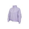 Sportswear Windrunner Solid Color Stand Collar Zipper Casual Long Sleeve Jacket Kids Jacket Light-Purple FN8656-515