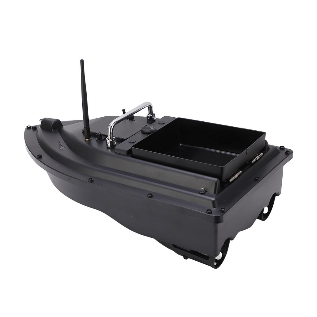 Bait Boat Intelligent 2.4Ghzs One Hand Remote Control 2kg Load Bearing Black RC Fishing Bait Boat