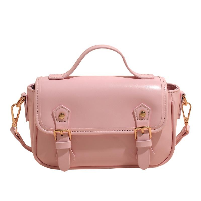 Корейская версия новой модной портативной маленькой квадратной сумки женская 2025 весенняя нишевая простая сумка через плечо высококлассная сумка-мессенджер женская