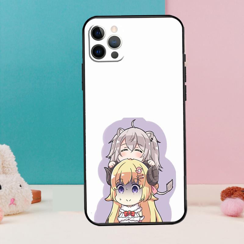 Чехол для телефона Watame Hololive Для iPhone 17 Air 16 15 14 13 11 12 Pro Max 12 13 mini 15 16 Plus 16e Обложка Coque