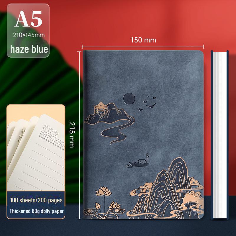 Подарочный набор из блокнотов формата А5 «Культура и творчество» — сувенир в китайском стиле с индивидуальным логотипом