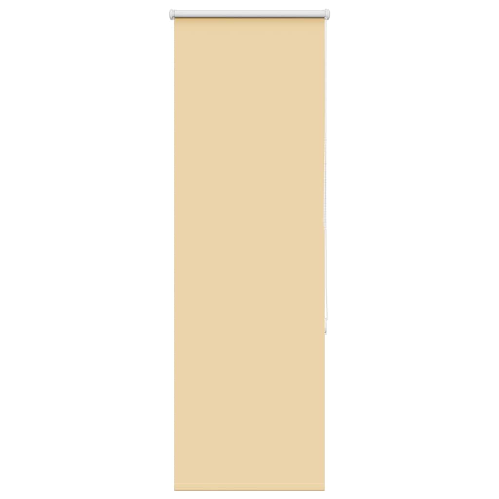 Blackout Roller Blind Beige 60 x 130 cm Fabric Width 55.7 cm Polyester