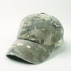 Хлопковая моющаяся камуфляжная бейсболка с изогнутым козырьком для летней повседневной носки