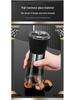 304 Stainless Steel Hand-Crank Coffee Grinder: Large Capacity, Portable, Multi-Function Bean Grinder for Home Use.