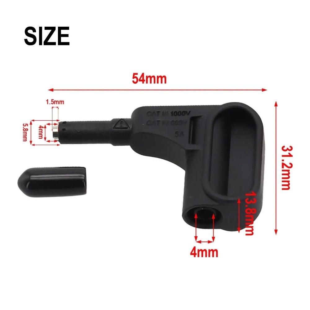 Solder-free Multimeter Magnetic Probe 4mm Banana Head Magnetic Probe Magnetic Probe Terminals