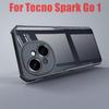 Чехол для Tecno Spark Go 1 Spark Go 2025 2024 Акриловый Прозрачный Ударопрочный Подушка Безопасности Мягкий Spark 10 20 Pro 10C 20C 30C Чехол для Телефона