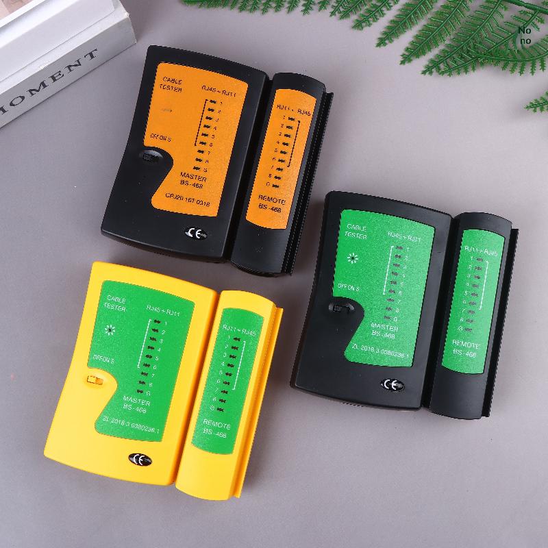 468 Инструмент для тестирования сети Тестер сетевого кабеля Ethernet, Инструмент для проверки подключения экранированного кабеля UTP/STP и телефонной линии
