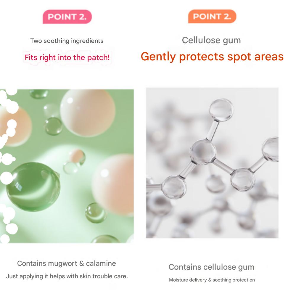 Патч для проблемной кожи A Solution 2 типа (Пятно : Перед сжатием 57 + Очистить : После сжатия 26 листов)