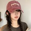 Embroidered Letter Baseball Hat Sunscreen Star Peaked Cap Washed Denim Baseball Cap  Male/Female