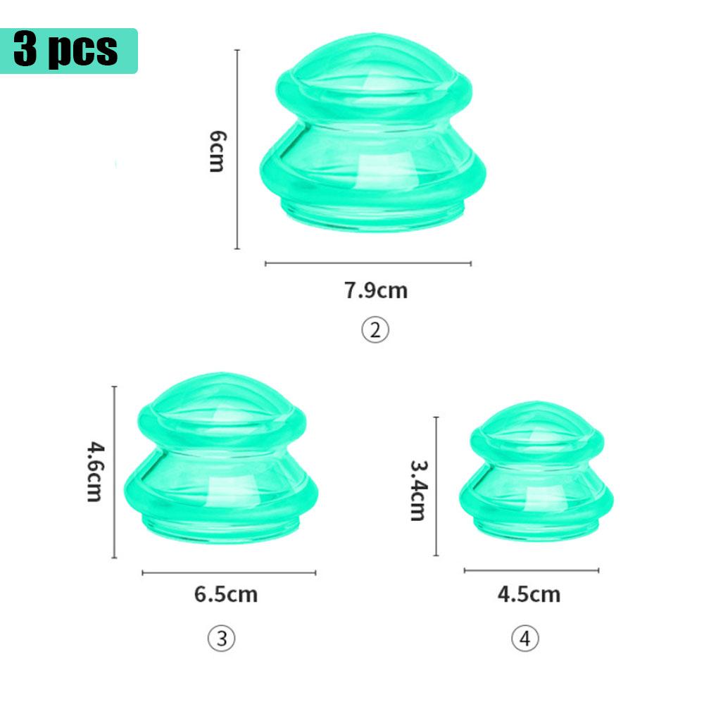 Набор силиконовых банок, вакуумные присоски, терапия для похудения, массаж тела, лица, баночки, антицеллюлитная потеря веса