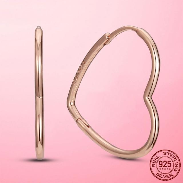 Sale Me Pendant 925 Sterling Silver Love Four-Leaf Clover Dangle Charm Beads Fit Me Bracelet Jewelry Gift