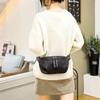 Genuine Leather Moon Chest Bag for Women Luxury Brand Crossbody Sac Female Soft Cowhide Shoulder Messenger Bags Waist Packs Hot