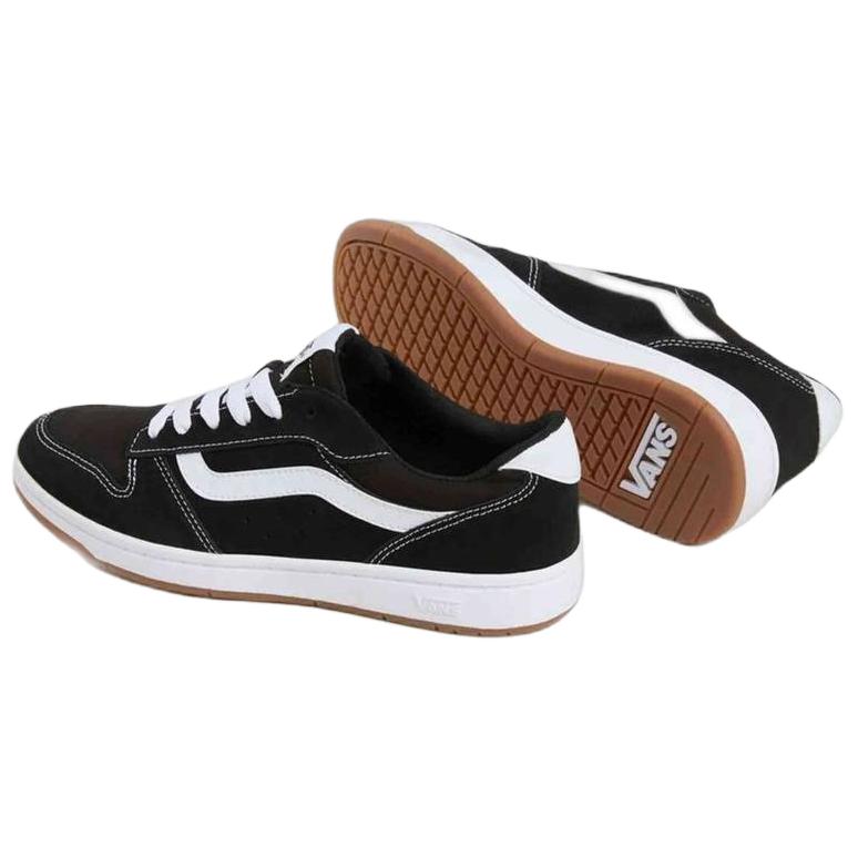 Vans Ryland LS Удобные Универсальные Низкие Кеды для Скейтбординга Мужские кроссовки Черные VN000D49BZW1