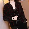 Leisure Golden Velvet Coat Spring Autumn Women's New Clothes Korean Long Sleeve Loose Print Baseball Jacket Top M-5XL