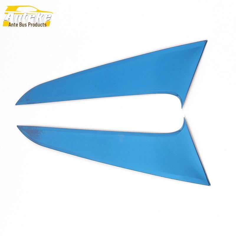 Совместимы с 19 моделями Navigator/MKX, Декоративные наклейки из нержавеющей стали для треугольной панели заднего окна.