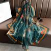New  Silk Scarf Female Fashion Beach Pashmina Bufanda Folral Women Shawl Wraps Bandana Ladies Scarves Large Foulard Echarpe