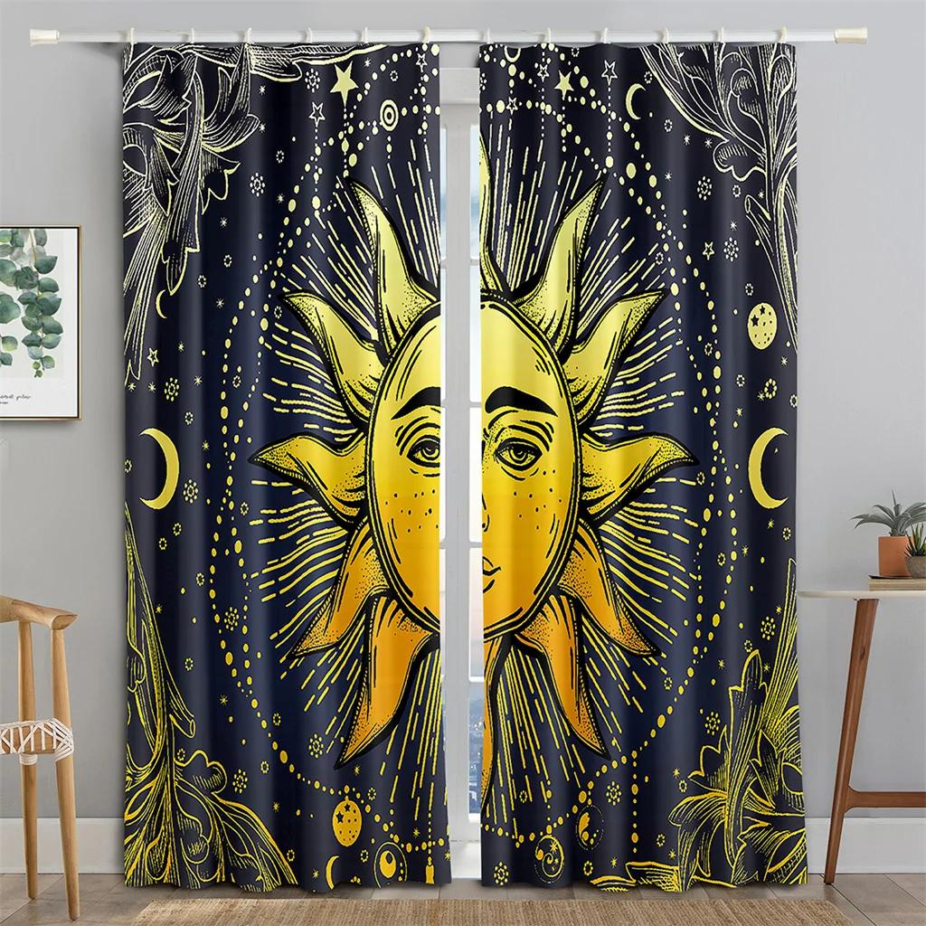 Tarot Mancha Духовные Роскошные Затемняющие Шторы для Спальни Гостиной Ванной Кухни Двери Высокое Затемнение Новая Мода