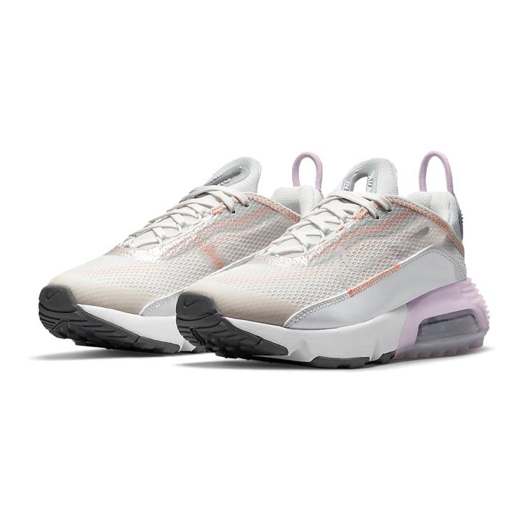 Nike Air Max 2090 GS Platinum Tint Light Violet Kids Sneakers Grey Metallic-Platinum Crimson-Bliss CJ4066-014