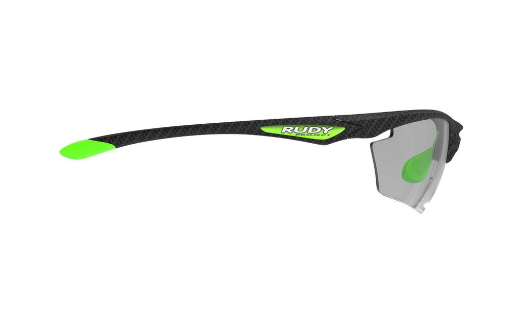 RUDY PROJECT Sports Sunglasses for Road and STRATOFLY Carbon Frame with ImpactX 2 Photochromic Lens Bikes, Cycling, Marathons, Jogging, Triathlons,