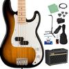 Fender Squier Sonic Precision Bass 2-Color Sunburst 12-предметный набор для начинающих P-Bass Кленовый гриф