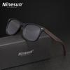 NINSUN Walnut Wooden Anti Blue Light Glasses Men Women Brand Optical Transparent Lens Computer Blue Light Blocking Eyeglasses