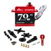DIYmall 70kg Waterproof Digital Servo, High Torque, Brushless Motor, Steel Gear Servo with 25T Metal Horn for 18110 RC Cars, Robots, Boats, and