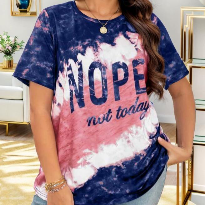 2025 New Positioning Letter Printed Loose T-shirt